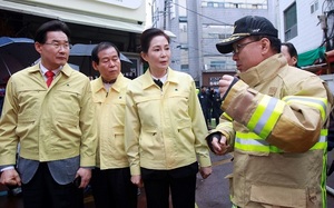 [NSP PHOTO]대구광역시의회, 대보사우나 화재현장 방문