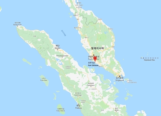 NSP통신-대림산업이 건설하는 울사도 공장의 말레이시아 포트 딕슨 지역 위치도 (대림산업)