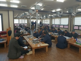 [NSP PHOTO]평택 청북읍 경로당회장협의회, 회장단 간담회 개최