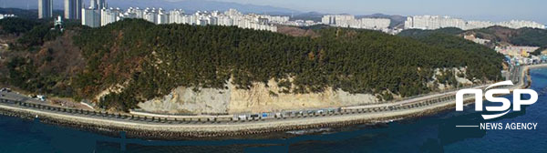 NSP통신-포항 두호동 화석산지= 이암층 절개지 (포항시)
