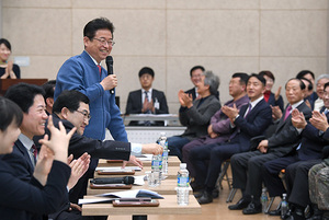 [NSP PHOTO]이철우 경북도지사, 경주 황리단길서 현장 소통 간담회 가져