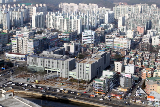 NSP통신-용인시 임대주택이 많은 수지구 중심지역 일대. (용인시)