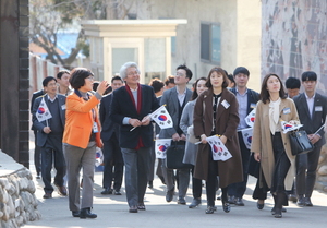 [NSP PHOTO]DGB대구은행, 3·1운동 100주년 기념 은행장과 함께하는 희망 토크 진행