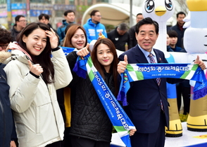 [NSP PHOTO]윤화섭 안산시장, 경기도체육대회 홍보 추진