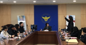 [NSP PHOTO]목포경찰서, 신학기 성폭력 예방 간담회