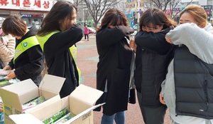 [NSP PHOTO]계룡시, 결핵예방 캠페인 실시…다양한 건강정보 전달