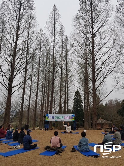 NSP통신-나주시가 운영하고 있는 산림치유 건강드림사업 . (나주시)