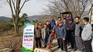 [NSP PHOTO]보성군, 소형건설기계 면허 취득 교육 호응