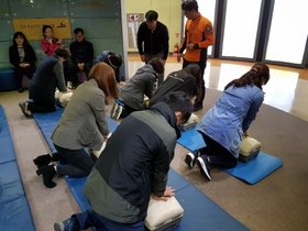 [NSP PHOTO]경북우정청, 재난대응 체험교육 실시