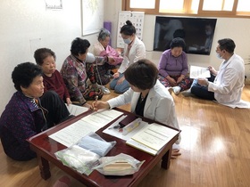 [NSP PHOTO]담양군, 경로당 순회 구강건강관리 사업 실시