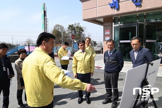 [NSP PHOTO]박성일 완주군수, 국가안전대진단 현장행정 실시