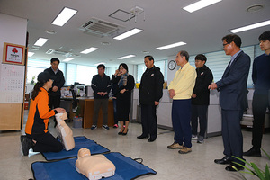 [NSP PHOTO]의성군, 의성119안전센터 합동소방훈련 실시