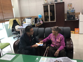 [NSP PHOTO]98세 보성군 주민, 강원도 산불 성금 50만원 기탁 훈훈