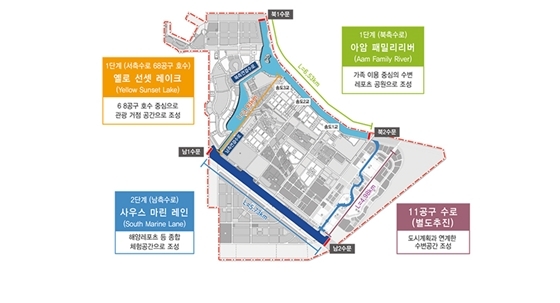 NSP통신-송도국제도시 워터프런트 기본구상도 (대우건설)