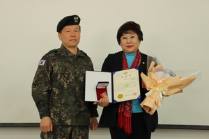 [NSP PHOTO]이해금 평택시의원, 예비군의 날 기념 국방부 장관 표창장 수상
