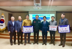 [NSP PHOTO]전동평 영암군수, 강원도 고성 산불피해지역 위문