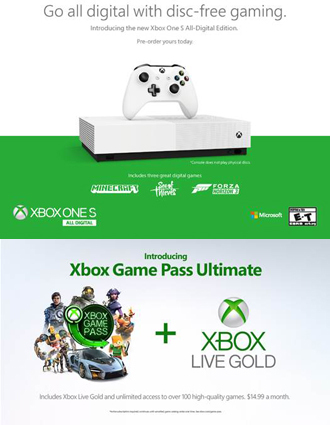 NSP통신-Xbox 공식 홈페이지. (마이크로소프트)