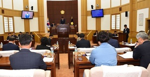 [NSP PHOTO]경산시의회, 제209회 임시회 개회...추경·조례·일반안건 심의