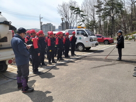 [NSP PHOTO]의왕시, 산불진화 전문훈련…산불 대응능력 강화