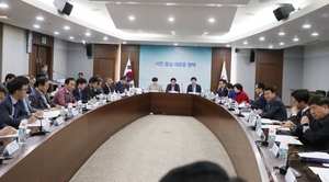 [NSP PHOTO]정장선 평택시장, 시의원과 정책간담회 가져