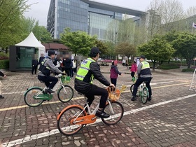 [NSP PHOTO]일산동부경찰서, 일산 호수공원 꽃박람회 드론 항공순찰 전개