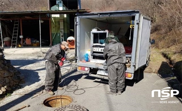 [NSP PHOTO]진안군, 하수도 배수설비 오접조사 실시