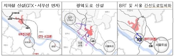 NSP통신-고양 창릉 교통계획안 (국토교통부)
