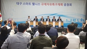 [NSP PHOTO]대구시, 스마트 웰니스 규제자유특구계획 공청회 개최