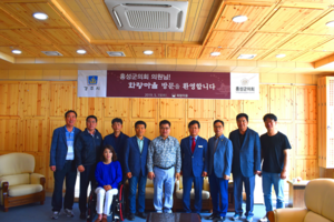 [NSP PHOTO]경주시 화랑마을, 홍성군의원 일행... 백야 김좌진 장군 기념사업 벤치마킹