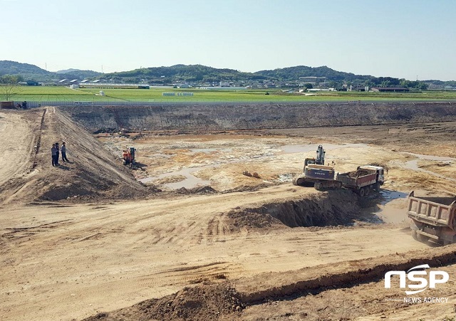 [NSP PHOTO]정읍시, 광역매립장 3공구 조성공사 속도…12월 준공