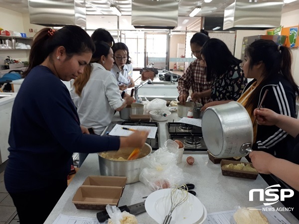 NSP통신-곡성군이 지난 22일 가진 임산부 요리교실. (곡성군)