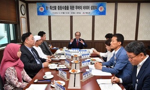 [NSP PHOTO]청도군, 우수 농‧특산물 중동 수출확대 위한 두바이 바이어 상담회 열어