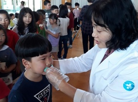 [NSP PHOTO]홍성군, 초·중학교 방문 주니어 구강케어사업 실시