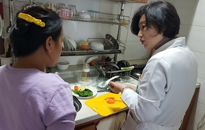 [NSP PHOTO]서천군, 다문화 가정 방문 영양 교육·이유식 실습