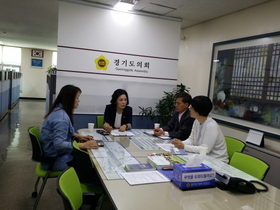 [NSP PHOTO]권정선 경기도의원, 학교 통학로 안전확보 민원해결 방안 모색