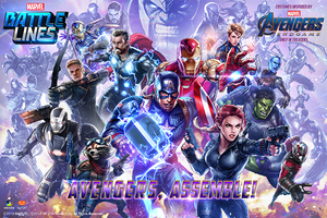 [NSP PHOTO]마블 배틀라인 영화 어벤져스 엔드게임 기반 액션카드 3종 출시