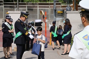 [NSP PHOTO]용인서부경찰서, 어린이 교통안전 캠페인 전개