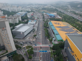 [NSP PHOTO]용인시, 마북동 이마트앞 국지도23호선 상습정체 해소