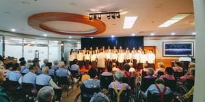 [NSP PHOTO]안양시 동안구여성합창단 노인전문요양원서 공연 펼쳐