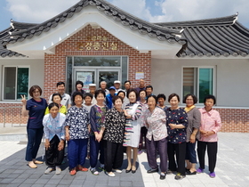 [NSP PHOTO]영암군보건소, 치매안심마을사업 설명회 및 현판식 개최