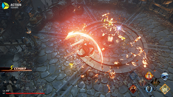 NSP통신-블레이드2 닌텐도 버전 인게임 스크린샷. (액션스퀘어)