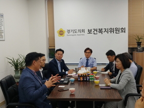 [NSP PHOTO]정희시 경기도의원, 사회복지 분야별 간담회 가져