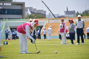 [NSP PHOTO]영덕군, 경상북도지사기 생활체육 게이트볼 대회 개최