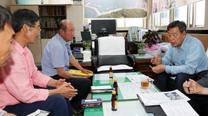 [NSP PHOTO]태안군, 현장군수실 열고 군민 의견 수렴