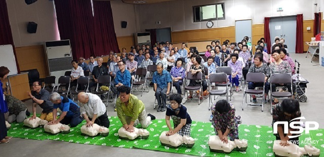 [NSP PHOTO]완주군, 어르신 대상 응급처치 교육 실시