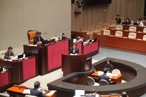 [NSP PHOTO]김정재 의원, 국회 예결위 종합정책질의서 포항지진 지원규모 질타
