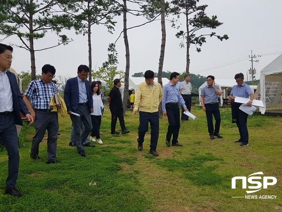 [NSP PHOTO]군산시, 선유도 해수욕장 운영 및 현안 점검 나서