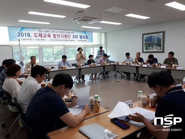 NSP통신-전남도교육청이 17일 개최한 도제교육발전지원단 3차 협의회. (전남교육청)