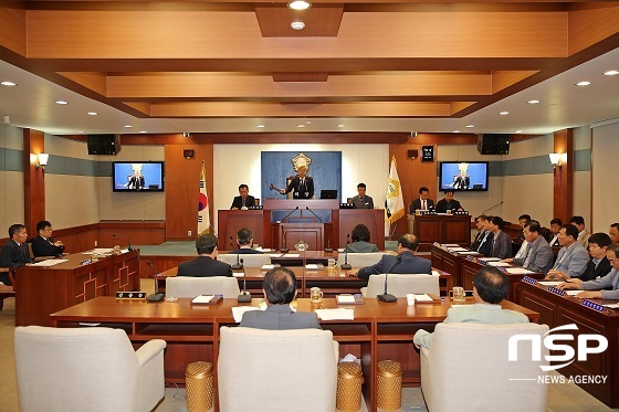 NSP통신-장수군의회 본회의장 전경