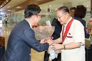 [NSP PHOTO]북측대표단, 아시아태평양 국제대회 참가차 필리핀 입국